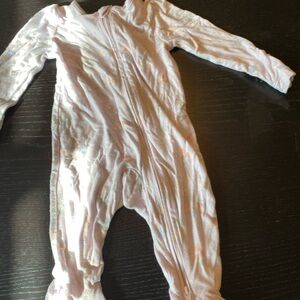 Purple bamboo baby sleeper